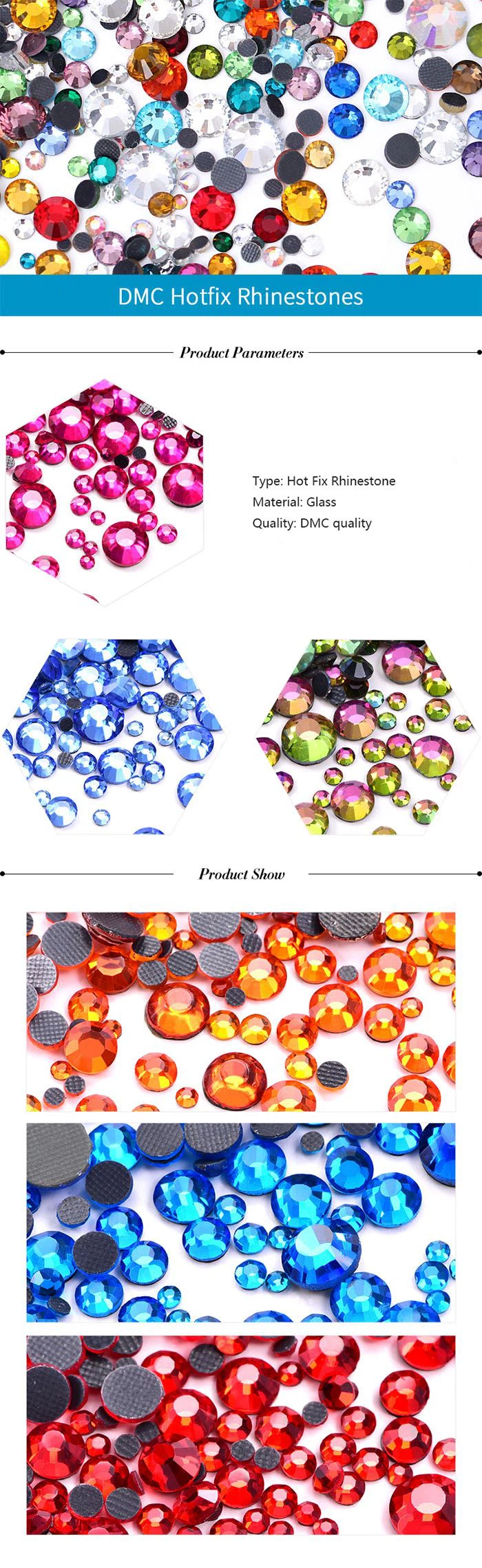 DMC hotfix rhinestones