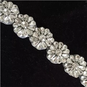 Crystal Beaded Applique