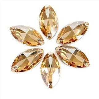 Gold Flat Back Rhinestone