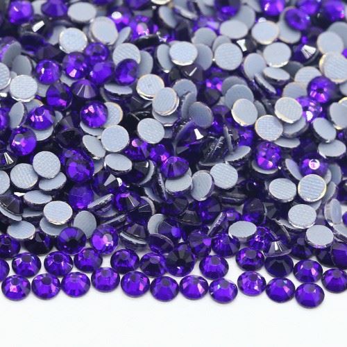 Plating Hotfix Glass Rhinestone